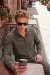 Regular Fit Klasik Yaka Uzun Kollu Erkek Gömlek CF26S121640 KAHVE