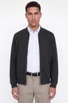 Regular Fit Kolej Yaka Fermuarlı Fitilli Erkek Sweat 12299319 SİYAH