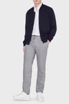 Regular Fit Kolej Yaka Keten Bomber Erkek Ceket L2610125 410 LACİVERT