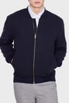Regular Fit Kolej Yaka Keten Bomber Erkek Ceket L2610125 410 LACİVERT
