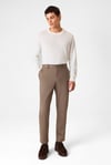 Regular Fit Lastikli Bel Boru Paça Kumaş Erkek Pantolon BPN3405600000 111 KAHVE