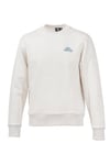 Regular Fit Logolu Bisiklet Yaka Erkek Sweat 922565-9098 KREM