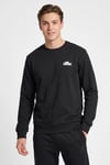 Regular Fit Logolu Bisiklet Yaka Erkek Sweat 922565-2001 SİYAH