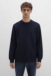Regular Fit Logolu Bisiklet Yaka Erkek Sweat 0S10480-80872 LACİVERT