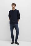 Regular Fit Logolu Bisiklet Yaka Erkek Sweat 0S10480-80872 LACİVERT
