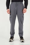 Regular Fit Normal Bel Cep Detaylı Trekking Kargo Erkek Pantolon 693150 FÜME
