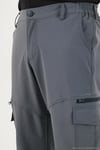 Regular Fit Normal Bel Cep Detaylı Trekking Kargo Erkek Pantolon 693150 FÜME