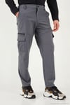 Regular Fit Normal Bel Cep Detaylı Trekking Kargo Erkek Pantolon 693150 FÜME