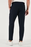 Regular Fit Normal Bel Düz Paça Bağlamalı Jogger Erkek Pantolon CF25617801 LACİVERT