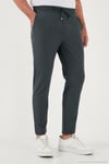 Regular Fit Normal Bel Düz Paça Bağlamalı Jogger Erkek Pantolon CF25617801 YEŞİL