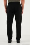 Regular Fit Normal Bel Düz Paça Erkek Eşofman Altı 5908050 SİYAH