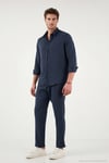 Regular Fit Normal Bel Düz Paça Erkek Pantolon CF26S611639 İNDİGO