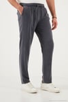 Regular Fit Normal Bel Düz Paça Erkek Pantolon 6689255 FÜME