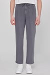 Regular Fit Normal Bel Düz Paça Erkek Pantolon W261016 793 KOYU GRİ