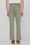 Regular Fit Normal Bel Düz Paça Erkek Pantolon W2610167 X45 Olive