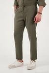 Regular Fit Normal Bel Düz Paça Erkek Pantolon CF26S611639 KAHVE