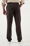 Regular Fit Normal Bel Düz Paça Erkek Pantolon 6689255 KAHVE