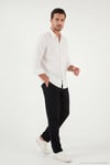Regular Fit Normal Bel Düz Paça Erkek Pantolon 6689255 SİYAH