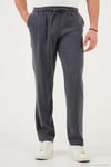 Regular Fit Normal Bel Düz Paça Erkek Pantolon 6689255 FÜME
