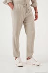 Regular Fit Normal Bel Düz Paça Erkek Pantolon CF26S611639 BEJ