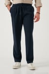 Regular Fit Normal Bel Düz Paça Erkek Pantolon 6689255 LACİVERT