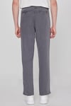 Regular Fit Normal Bel Düz Paça Erkek Pantolon W261016 793 KOYU GRİ