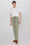Regular Fit Normal Bel Düz Paça Erkek Pantolon W2610167 X45 Olive
