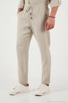 Regular Fit Normal Bel Düz Paça Erkek Pantolon CF26S611639 BEJ