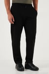 Regular Fit Normal Bel Düz Paça Erkek Eşofman Altı 5908050 SİYAH