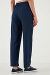 Regular Fit Normal Bel Geniş Paça Kadın Pantolon 5866117 İNDİGO
