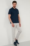 Regular Fit Pamuklu Düğmeli Erkek Polo Yaka T Shirt 5902326 İNDİGO