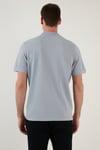 Regular Fit Pamuklu Düğmeli Erkek Polo Yaka T Shirt 5902326 AÇIK GRİ