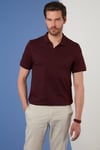 Regular Fit Pamuklu Erkek Polo Yaka T Shirt 5902141 VİŞNE