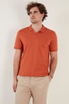 Regular Fit Pamuklu Erkek Polo Yaka T Shirt 5902141 Tarçın