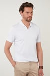 Regular Fit Pamuklu Erkek Polo Yaka T Shirt 5902141 BEYAZ