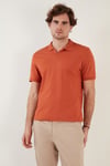 Regular Fit Pamuklu Erkek Polo Yaka T Shirt 5902141 Tarçın