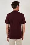 Regular Fit Pamuklu Erkek Polo Yaka T Shirt 5902141 VİŞNE