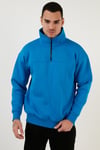 Regular Fit Pamuklu İçi Tüylü Yumuşak Şardonlu Kışlık Erkek Sweat 59053431 Deniz Mavi