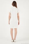 Regular Fit Polo Yaka Mini Kadın Elbise 5866153 EKRU
