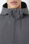 Regular Fit Su İtici Kapüşon Yaka Erkek Mont 0110762-85540 KOYU GRİ