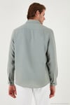 Regular Fit Uzun Kollu Düğmeli Yaka Erkek Gömlek CF25S116777 MİNT