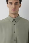 Regular Fit Uzun Kollu Erkek Gömlek 0212068-71818 HAKİ