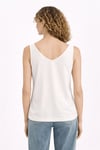 Regular Fit V Yaka Simli Kadın Atlet 26Y0292K1 EKRU