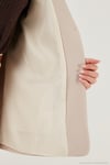 Regular Fit  Yaka Düğmeli Blazer Kadın Ceket 6839562 TAŞ