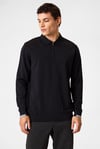 Regular Fit Yarım Fermuarlı Erkek Polo Yaka Kazak BTR4005000000 102 SİYAH