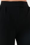 Regular Fit Yüksek Bel Bol Paça Kadın Pantolon 5861279 SİYAH