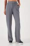Regular Fit Yüksek Bel Bol Paça Kadın Pantolon 5861279 GRİ