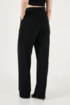 Regular Fit Yüksek Bel Düz Paça Kadın Pantolon 6923873 SİYAH