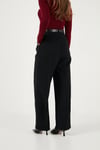 Regular Fit Yüksek Bel Düz Paça Kadın Pantolon 6923875 SİYAH