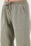 Regular Fit Yüksek Bel Lastikli Paça Jogger Spor Kadın Pantolon 668YP5039 HAKİ
